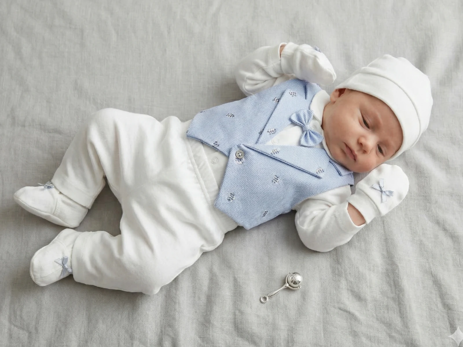 0/3 AY ERKEK BEBE MEVLÜTLÜK SET SİMLİ