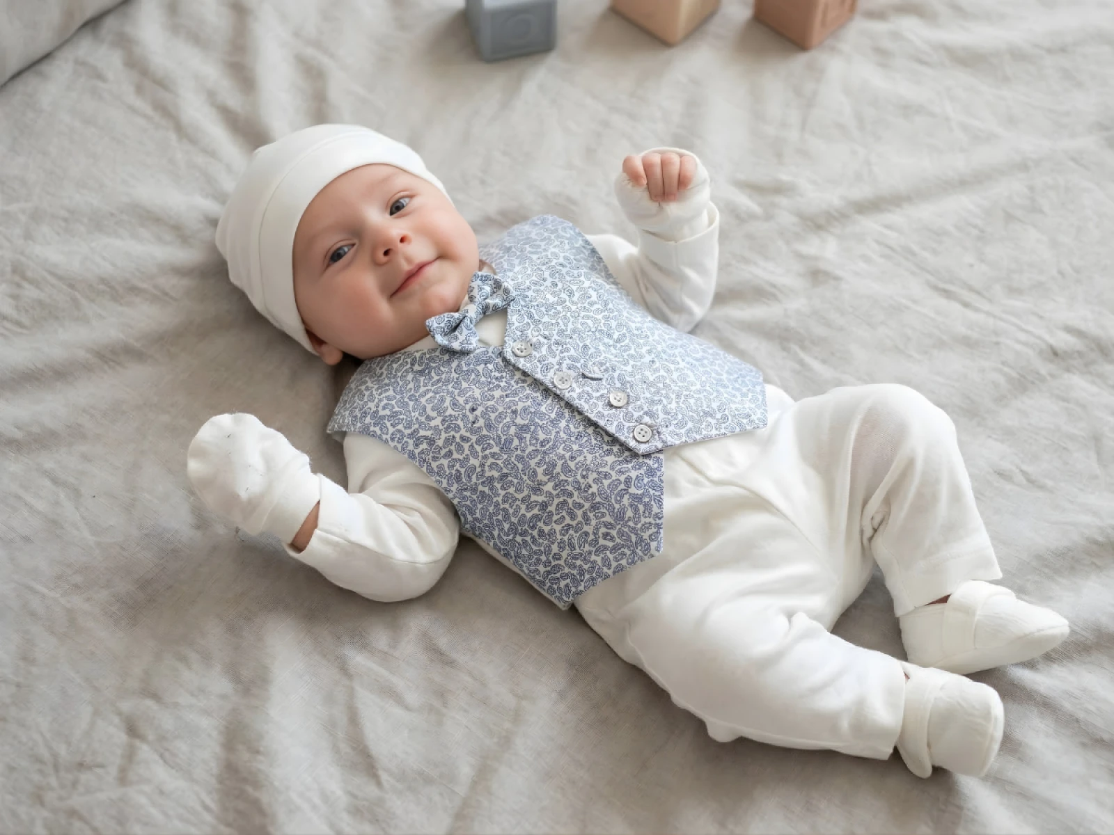 0/3 AY ERKEK BEBE MEVLÜTLÜK SET PAPYONLU