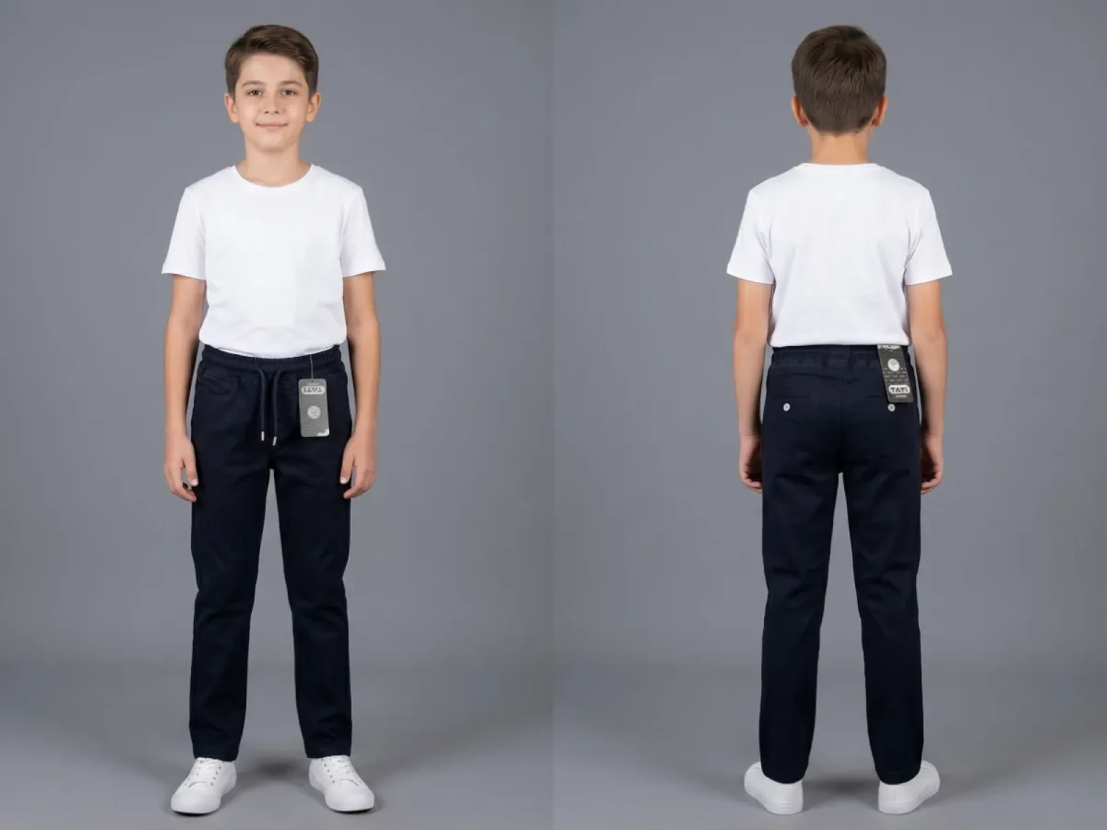 10/13 YAŞ PANTOLON LASTİKLİ LİKRALI FLATOLU