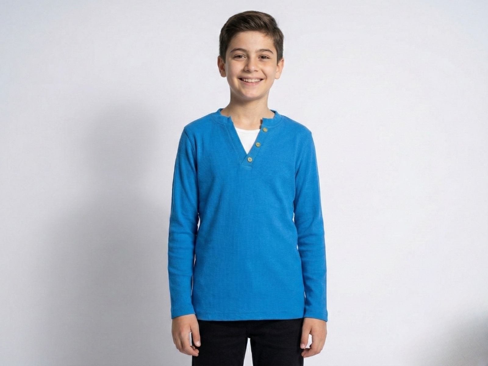 12/16 YAŞ ERKEK BLUZ KAŞKORSE KUMAŞ