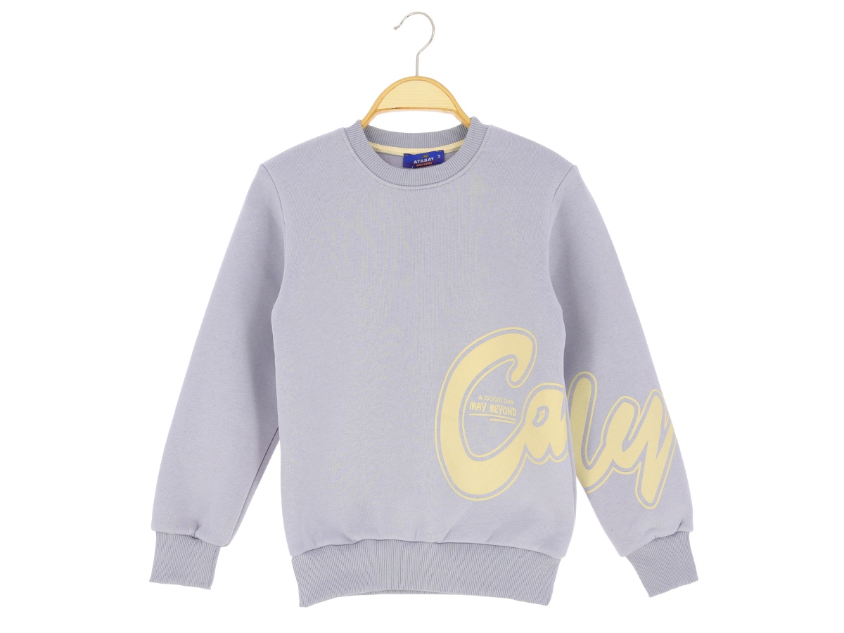 13/16 YAŞ ERKEK SWEAT A GOOD DAY BASKILI 3 İP ŞRD