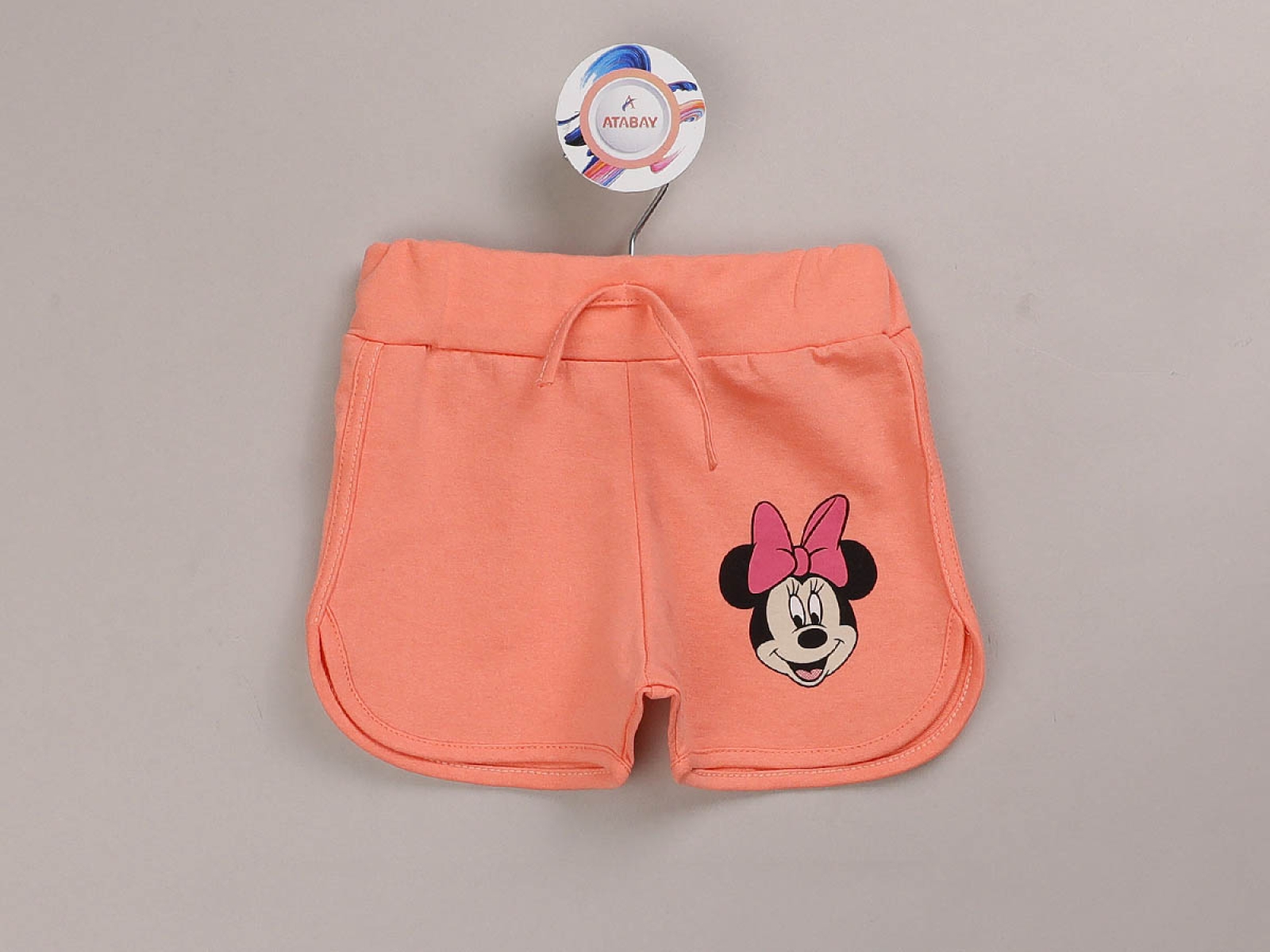 1/4 YAŞ KIZ ŞORT MICKEY BASKILI