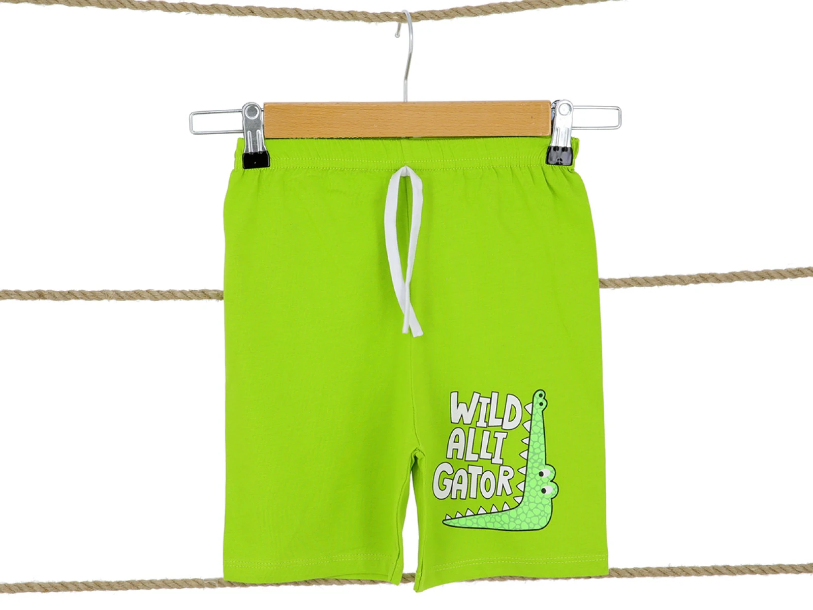 5/8 YAŞ ERKEK ŞORT WILD ALLI GATOR BASKILI
