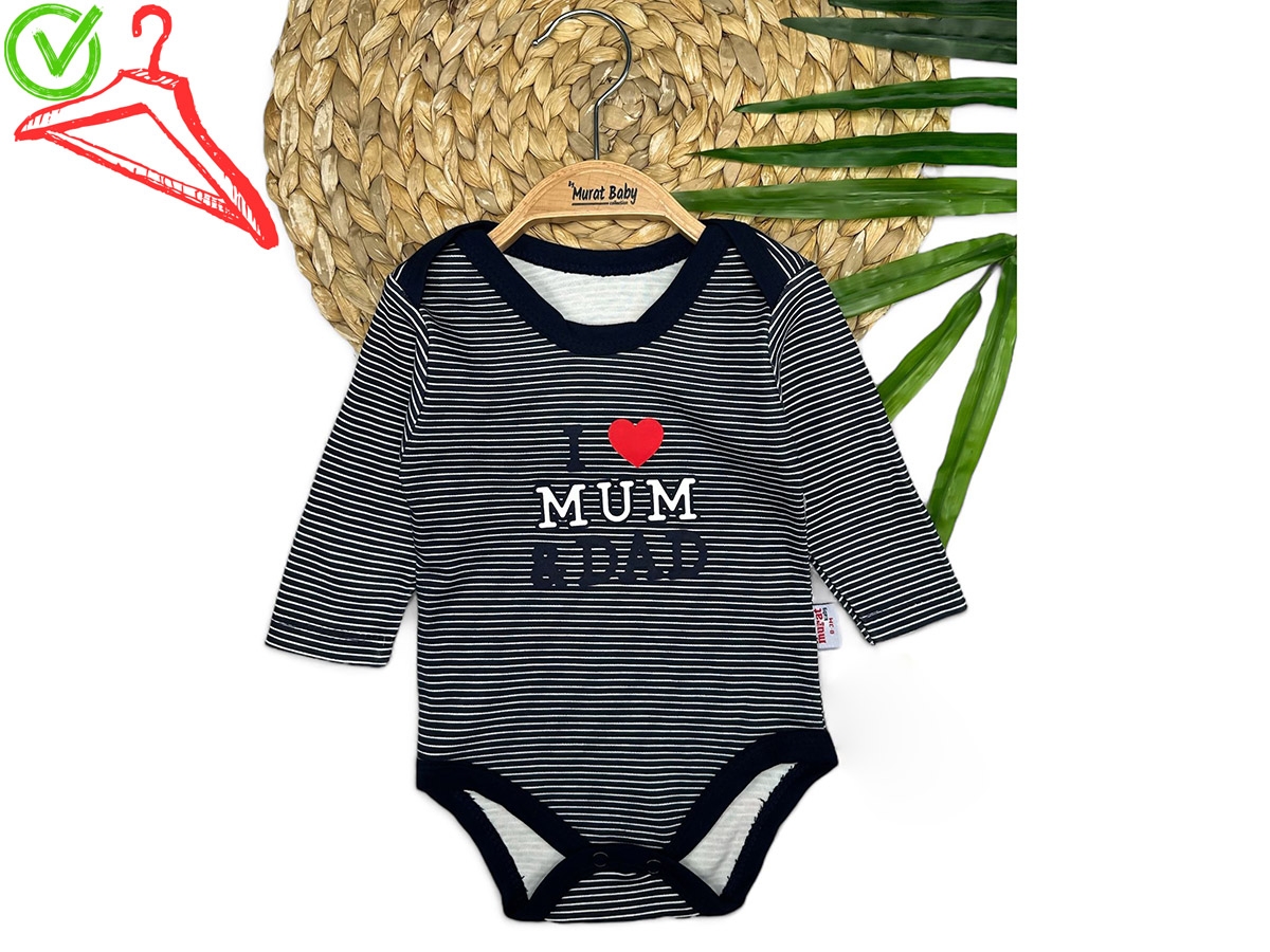 3/12 AY BADİ I LOVE MUM DAD BASKILI