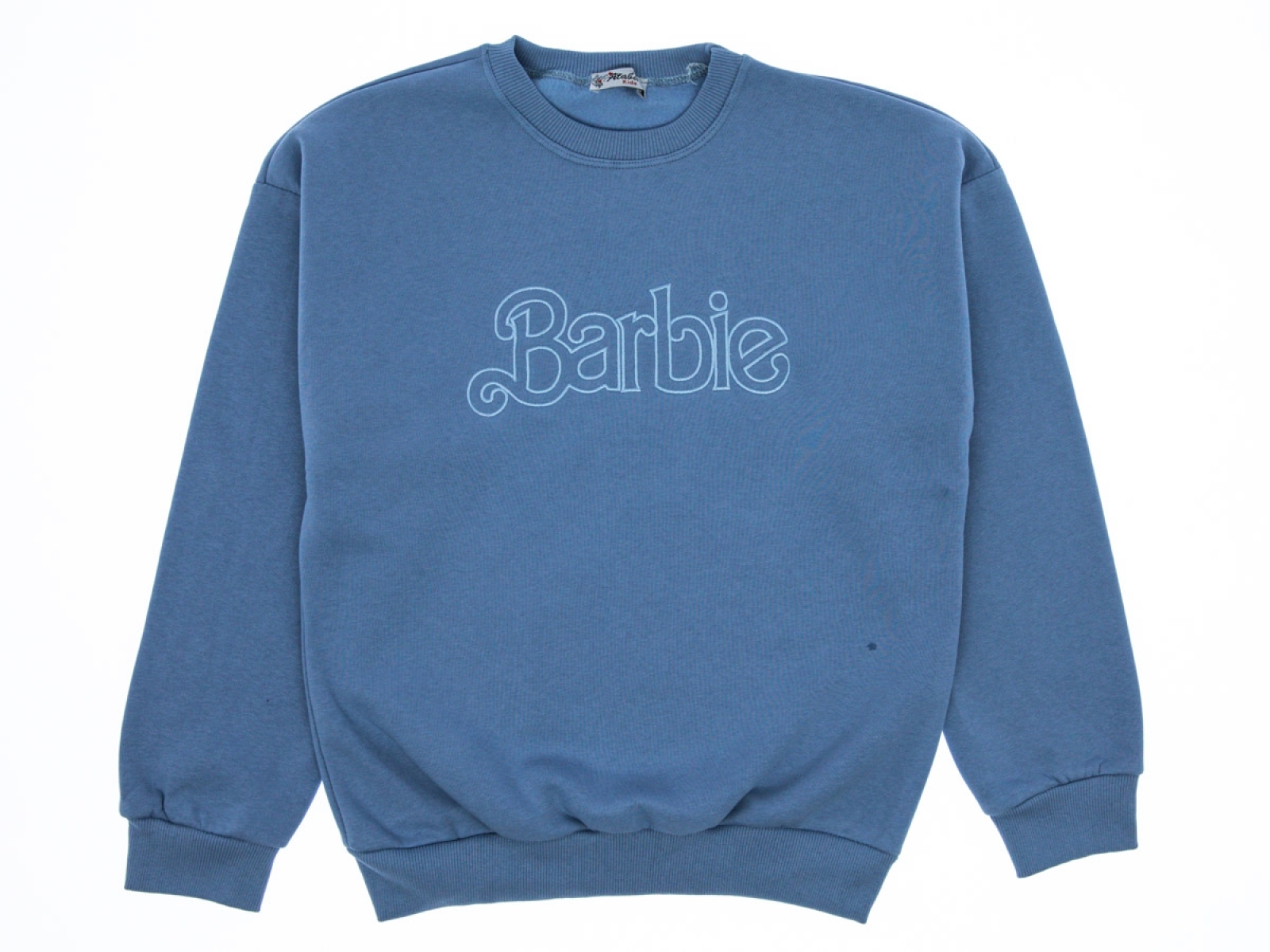 9/12 YAŞ KIZ SWEAT BARBIE NAKIŞLI 3 İP ŞARDONLU