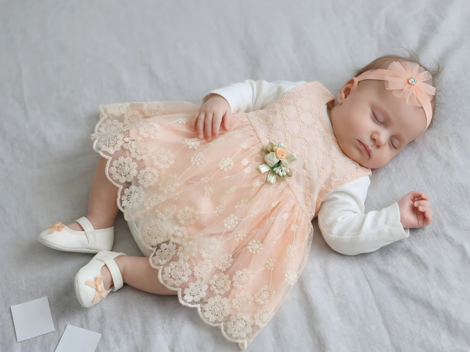 3/6 AY KIZ BEBE MEVLÜT TAKIM CLASSIC TÜLLÜ