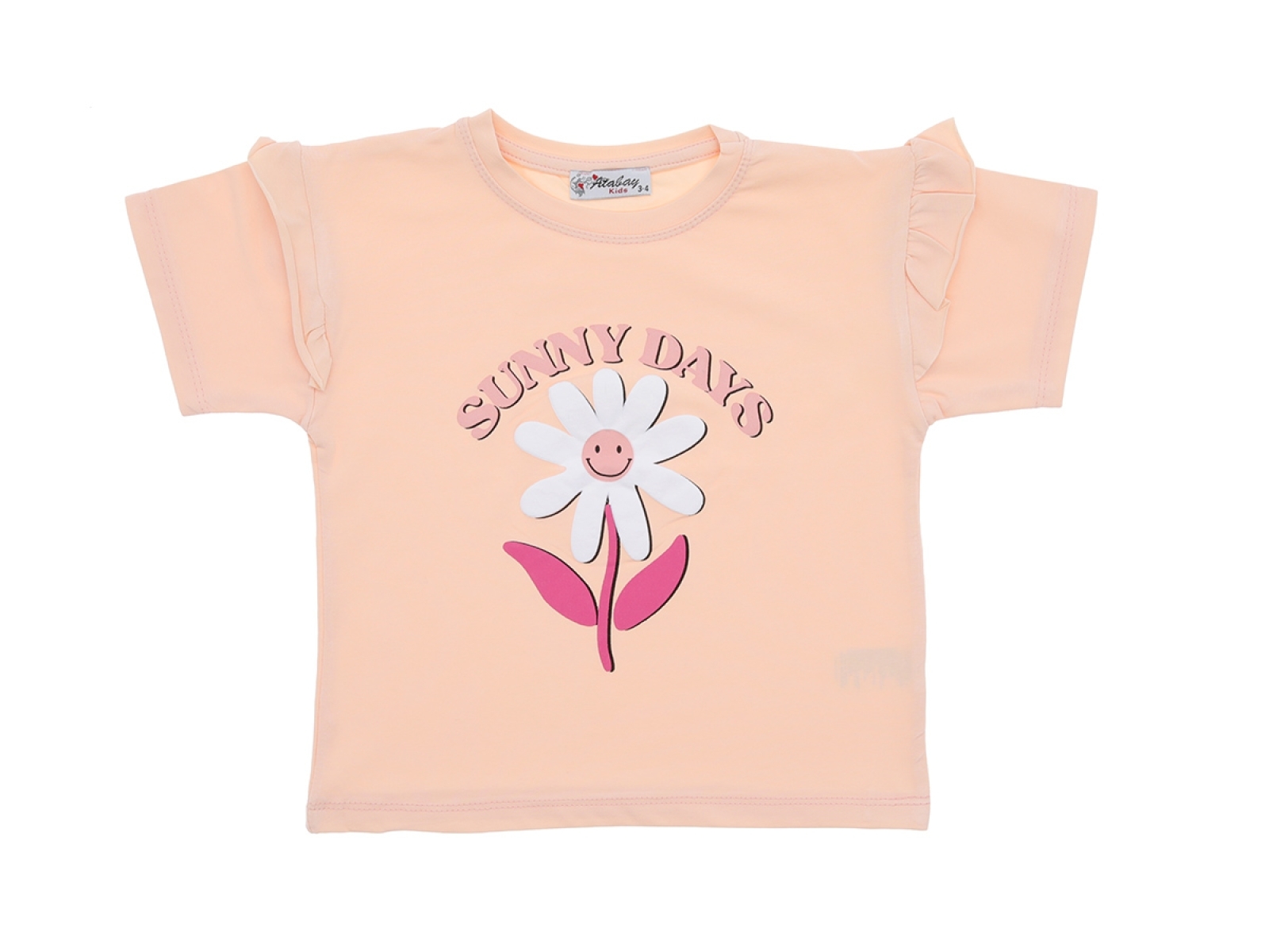 1/4 YAŞ KIZ TSHİRT SUNNY DAYS BASKILI