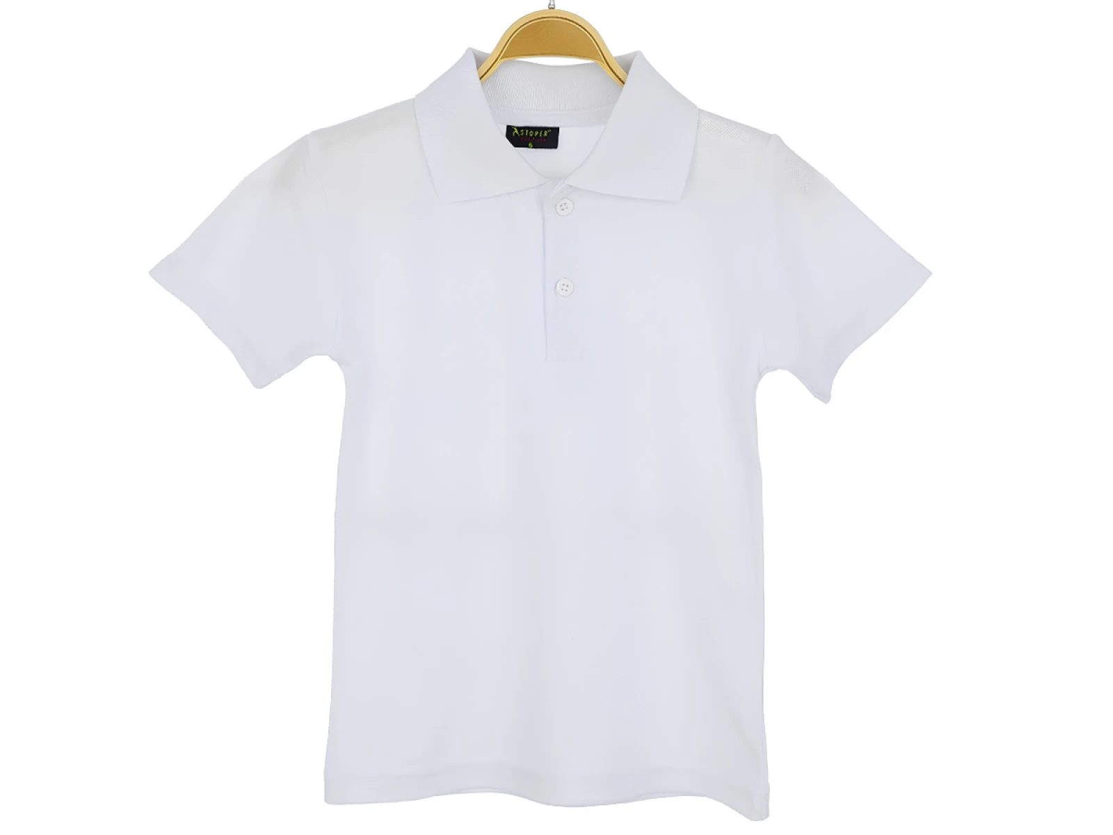 9/12 YAŞ UNISEX TSHİRT LACOST OKULLUK BEYAZ