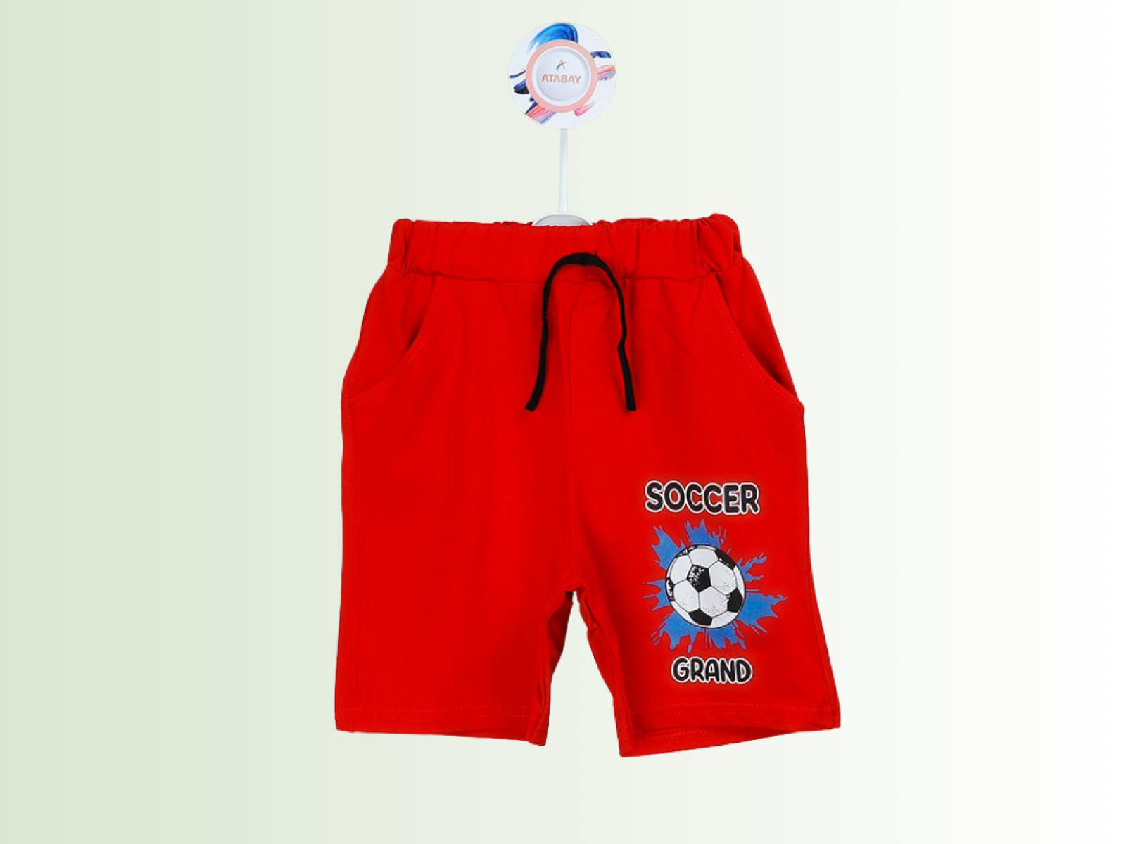 5/8 YAŞ ERK ŞORT TOP BASKILI 36/1 COMPAK