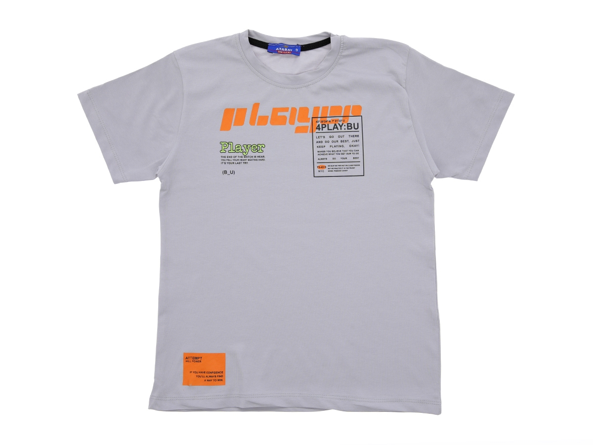 5/8 YAŞ ERKEK TSHIRT 4 PLAY BASKILI