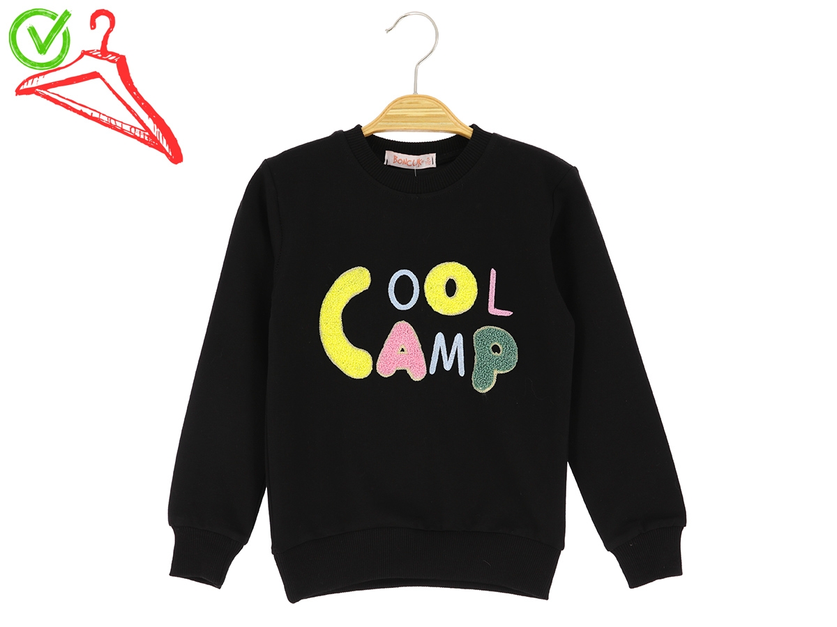 5/8 YAŞ KIZ BLUZ COOL CAMP NAKIŞLI