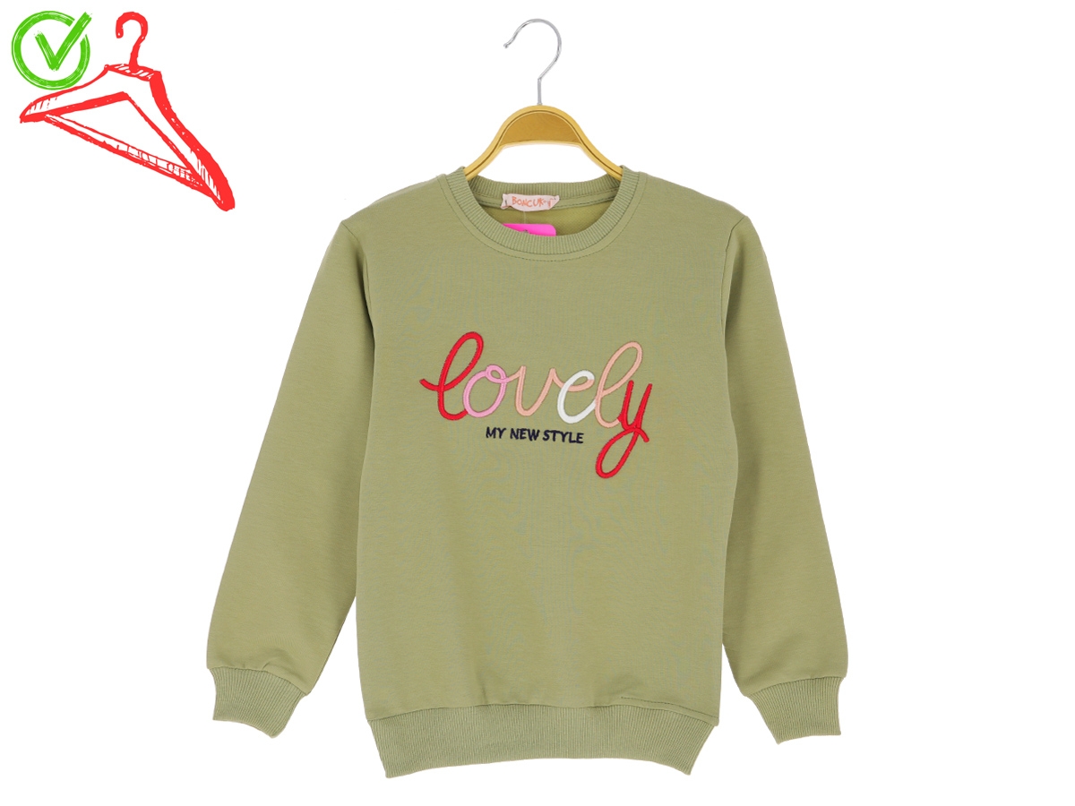 5/8 YAŞ KIZ BLUZ LOVELY NAKIŞLI