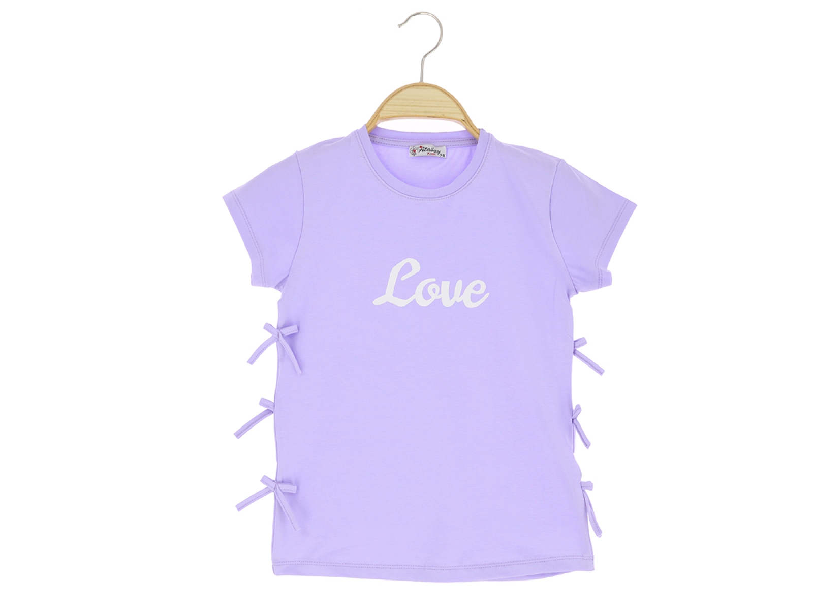 5/8 YAŞ KIZ TSHİRT LOVE BASKILI
