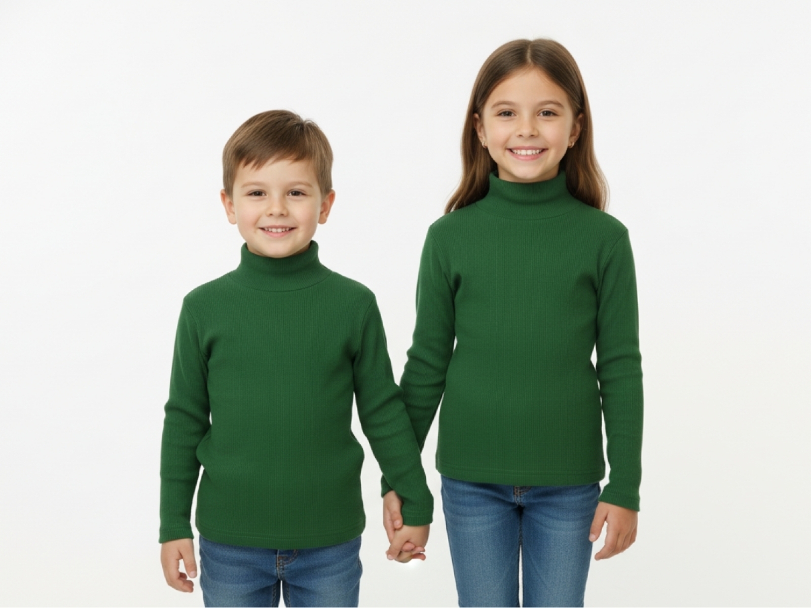 5/8 YAŞ UNISEX BLUZ BALIKÇI YAKA FİTİLLİ