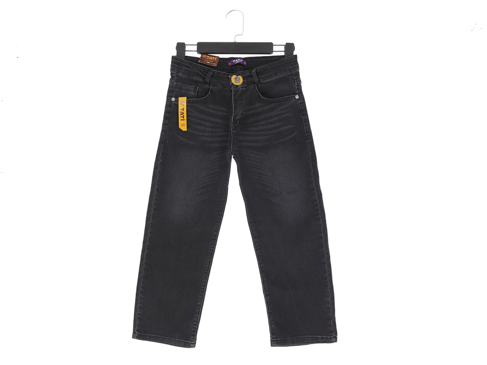 6/10 YAŞ ERKEK PANTOLON KOT LİKRALI BLACK