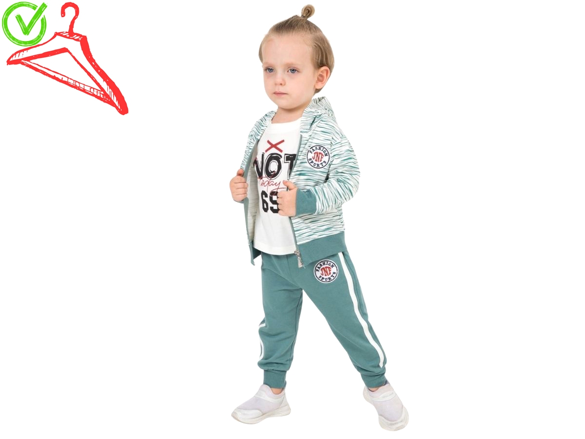 6/18 AY ERKEK TAKIM 3'LÜ HIRKALI FASHION SPORTS NAKIŞLI