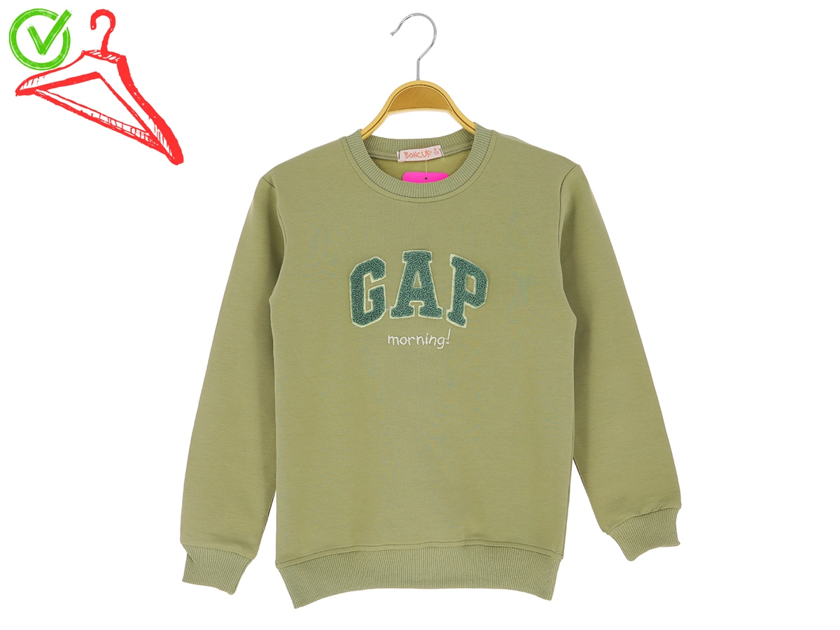 9/12 YAŞ KIZ BLUZ GAP MORNİNG NAKIŞLI