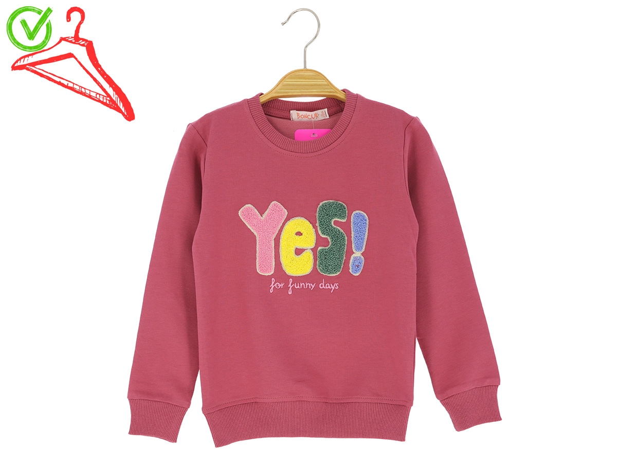 9/12 YAŞ KIZ BLUZ YES! FOR FUNNY NAKIŞLI
