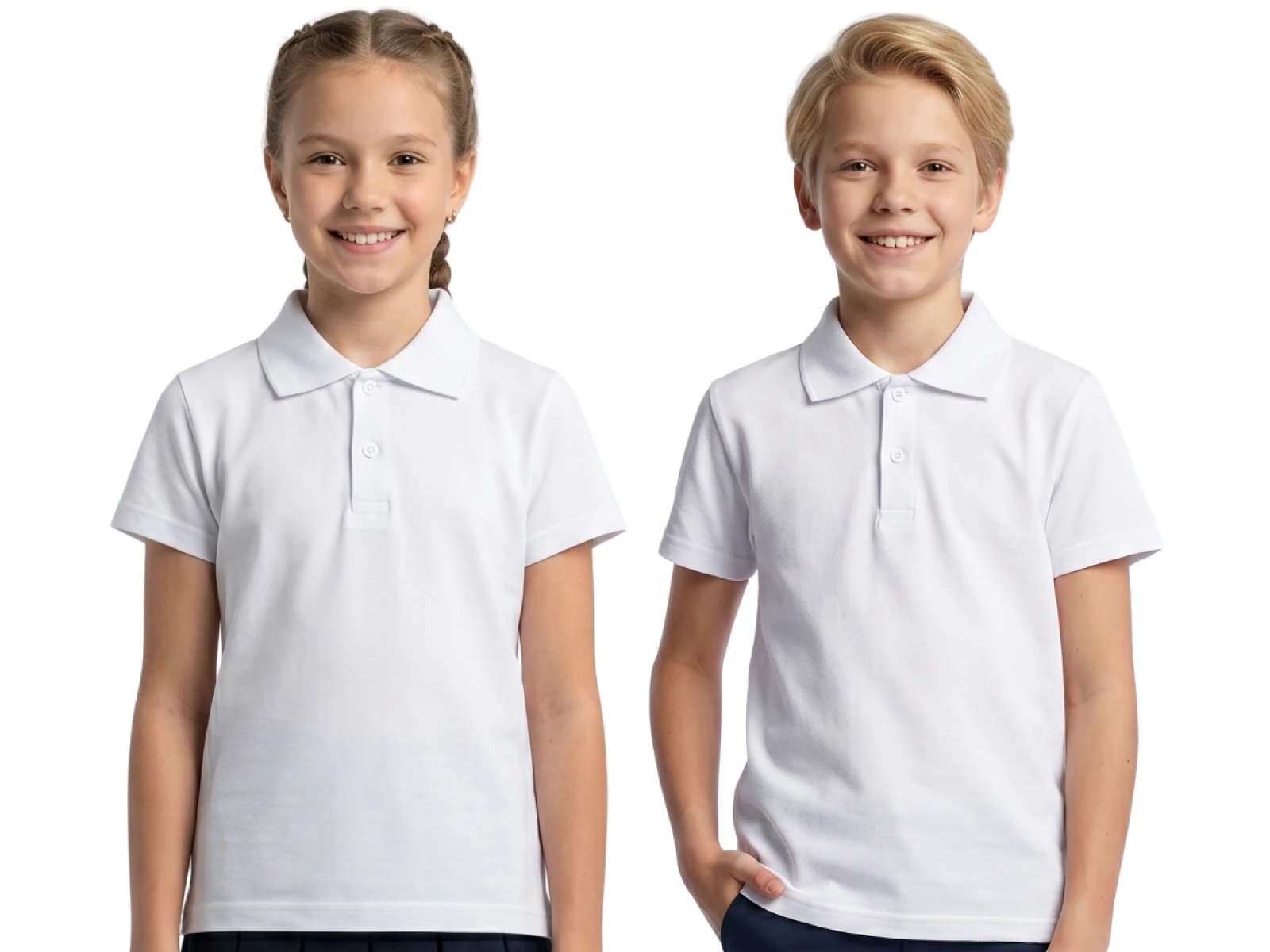 9/12 YAŞ UNISEX TSHİRT LACOST OKULLUK BEYAZ
