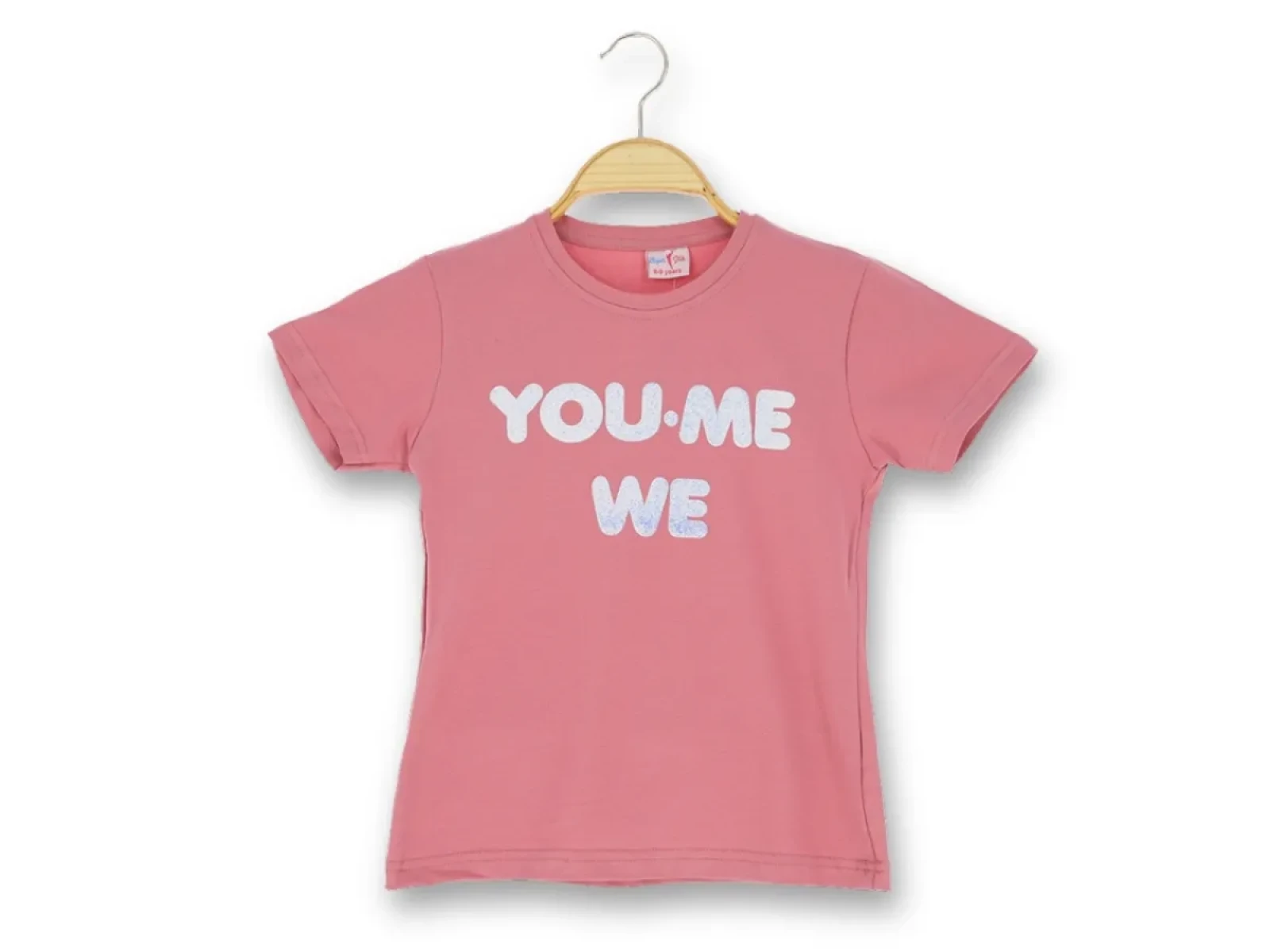 13/16 YAŞ KIZ TSHİRT YOU ME WE BASKILI