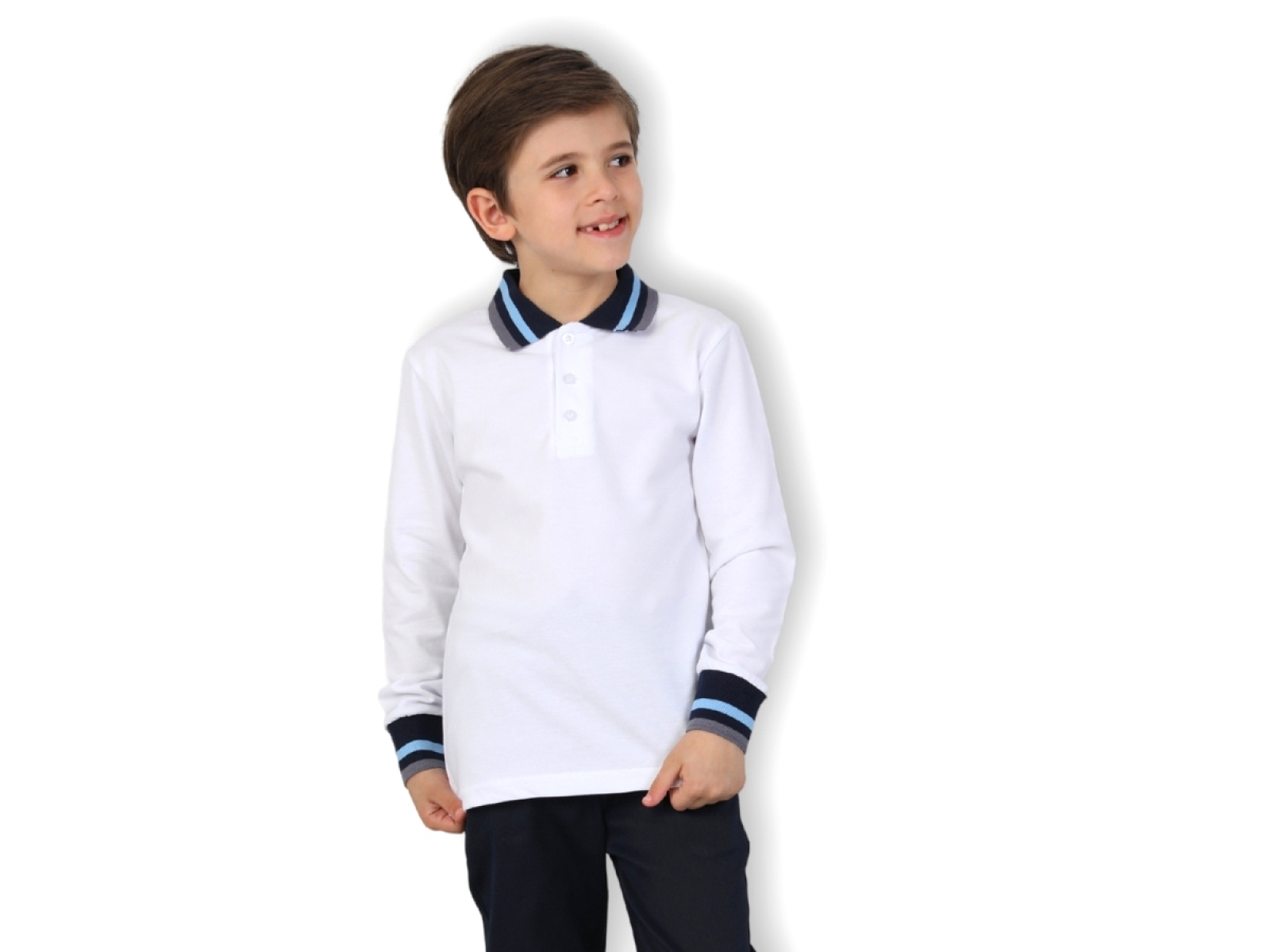 XS/XL ERKEK BLUZ OKULLUK LACOST KUMAŞ BEYAZ 30/150 2 İP