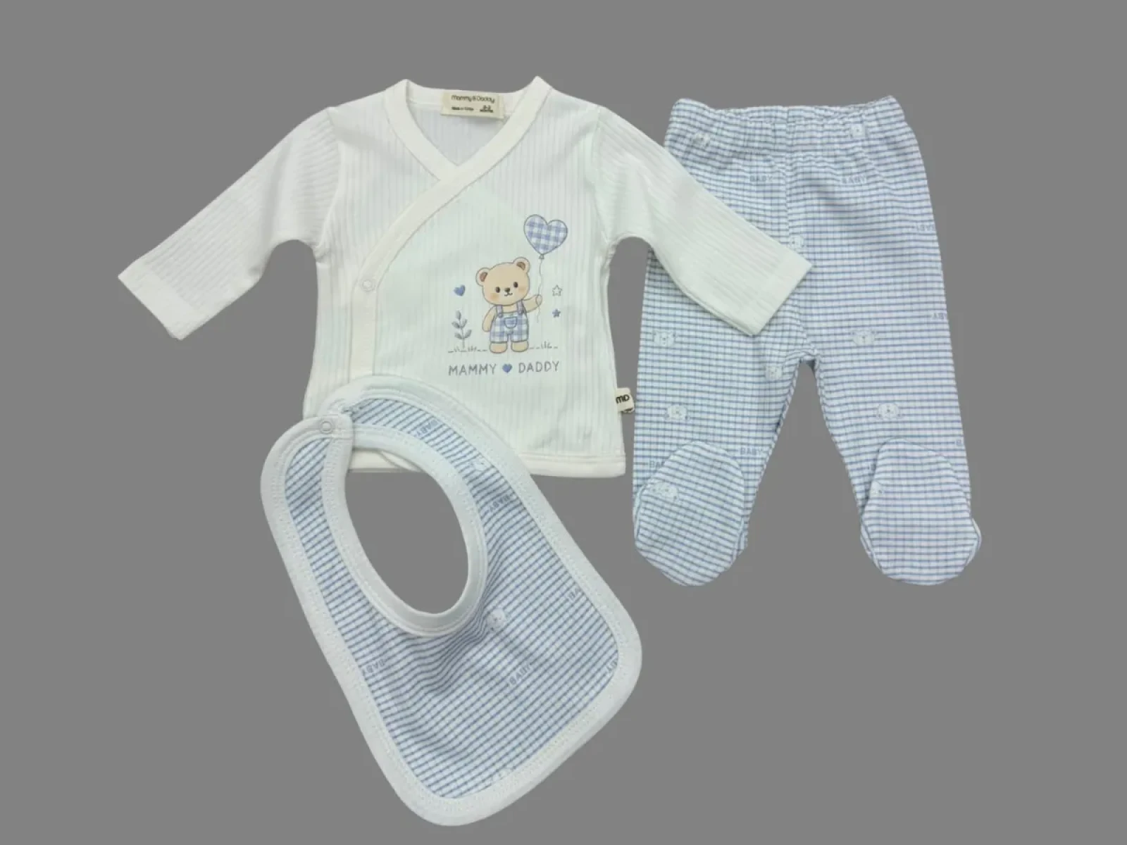 0/3 AY BEBE ZIBIN SET MAMMY AYI NAKIŞLI