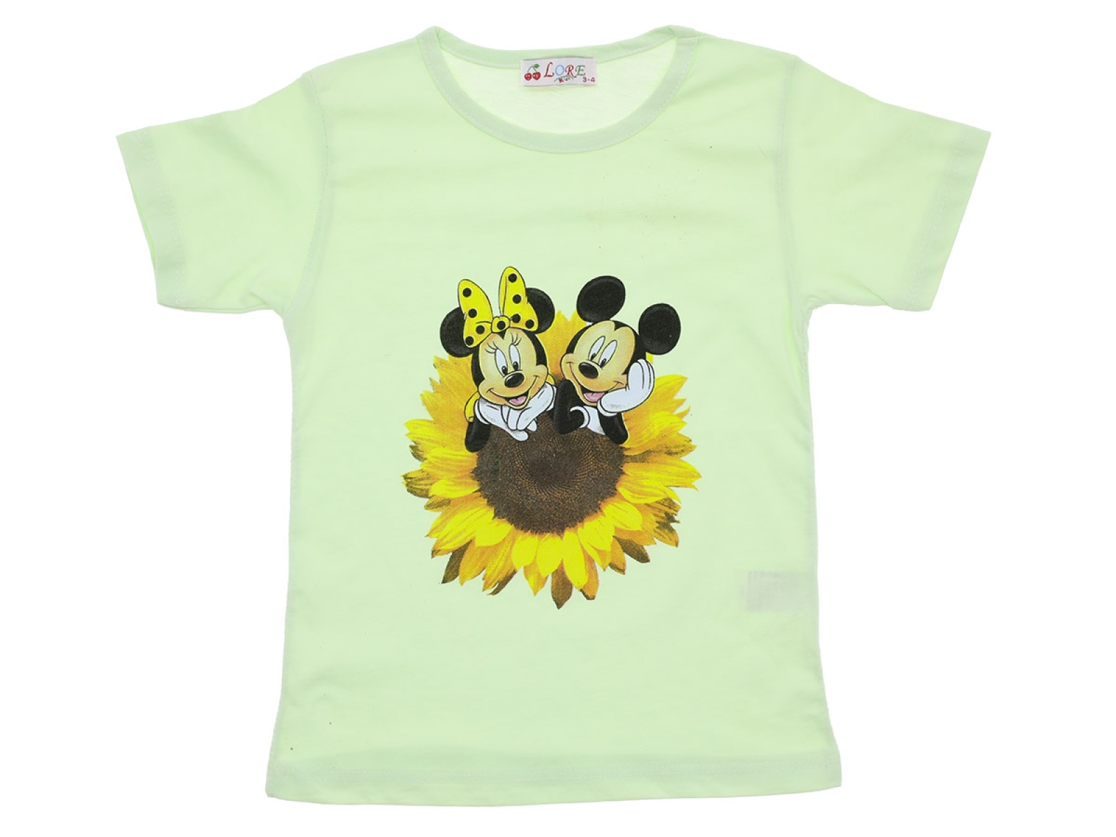 1/4 YAŞ KIZ TSHİRT MICKEY  BASKILI 