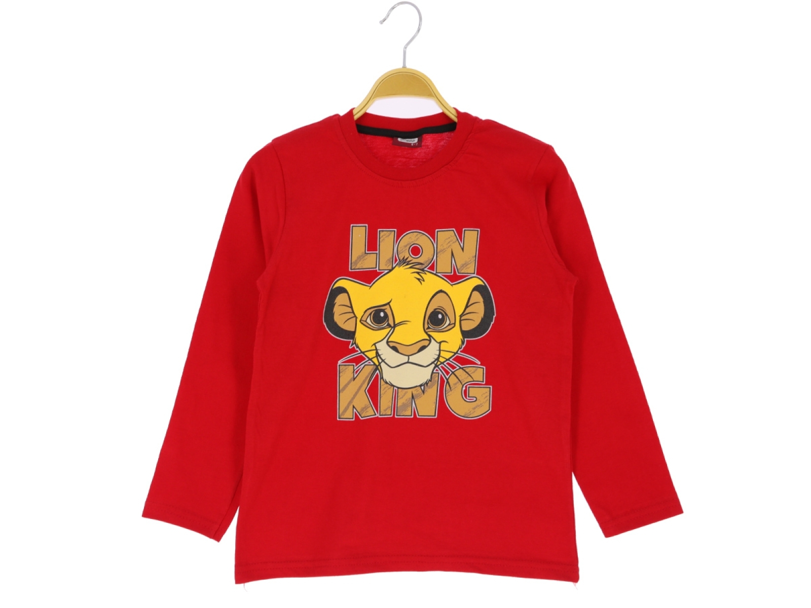 3/7 YAŞ ERKEK BLUZ LION KING BASKILI 24/1 PENYE SÜPREM