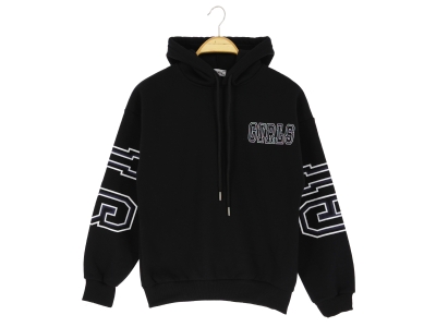 13/16 YAŞ KIZ SWEAT KAPŞONLU GIRLS R BASKILI 3 İP ŞRD