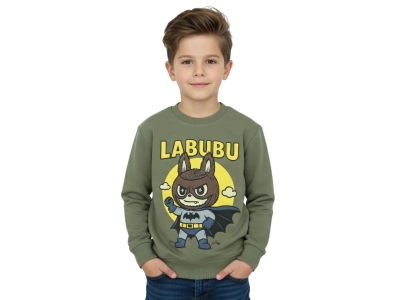 5/8 YAŞ ERKEK BLUZ LABUBU BASKILI