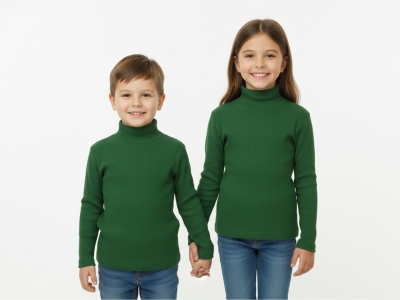 5/8 YAŞ UNISEX BLUZ BALIKÇI YAKA FİTİLLİ